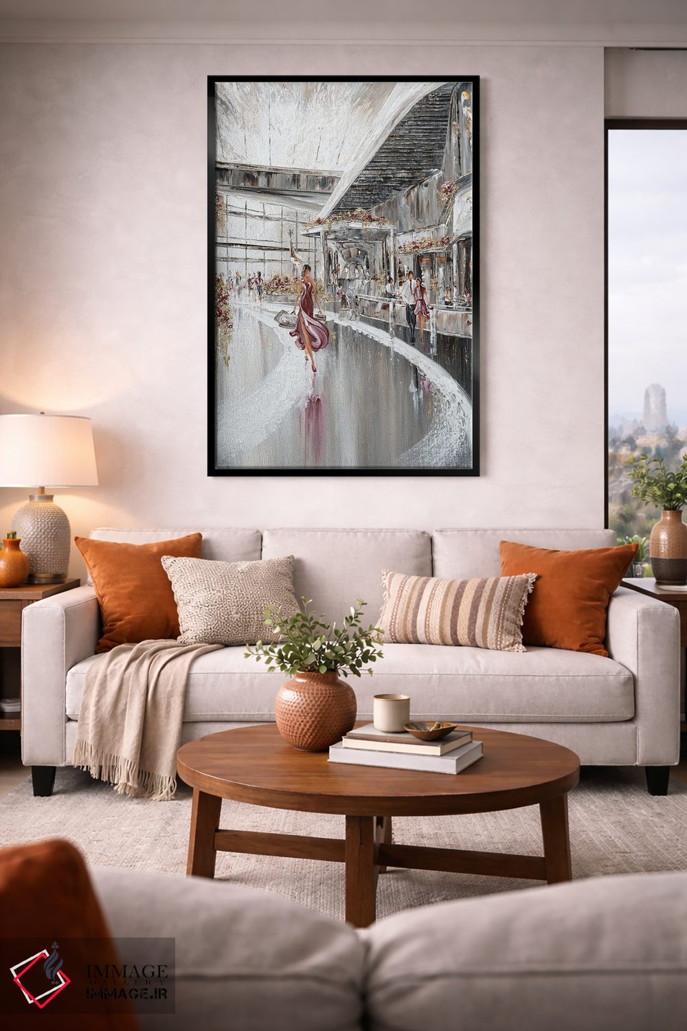 تابلو دکوراتیو خرید تا آخرین توان اثر ایزابیلا کارولویچ - D2B