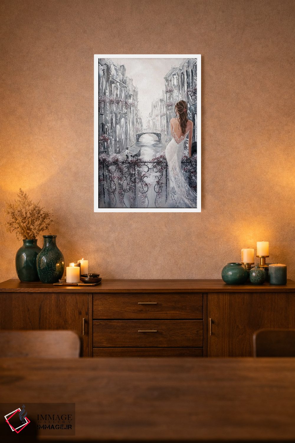 تابلو دکوراتیو Venice Charm,عطر شیرین، جذابیت ونیز اثر ایزابیلا کارولویچ - D2W