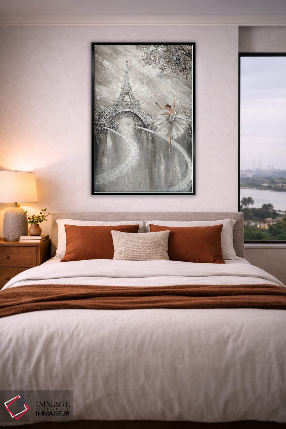 تابلو دکوراتیو Paris Flair,پیچ وتاب توتو، جلوه پاریس اثر ایزابیلا کارولویچ - D5B