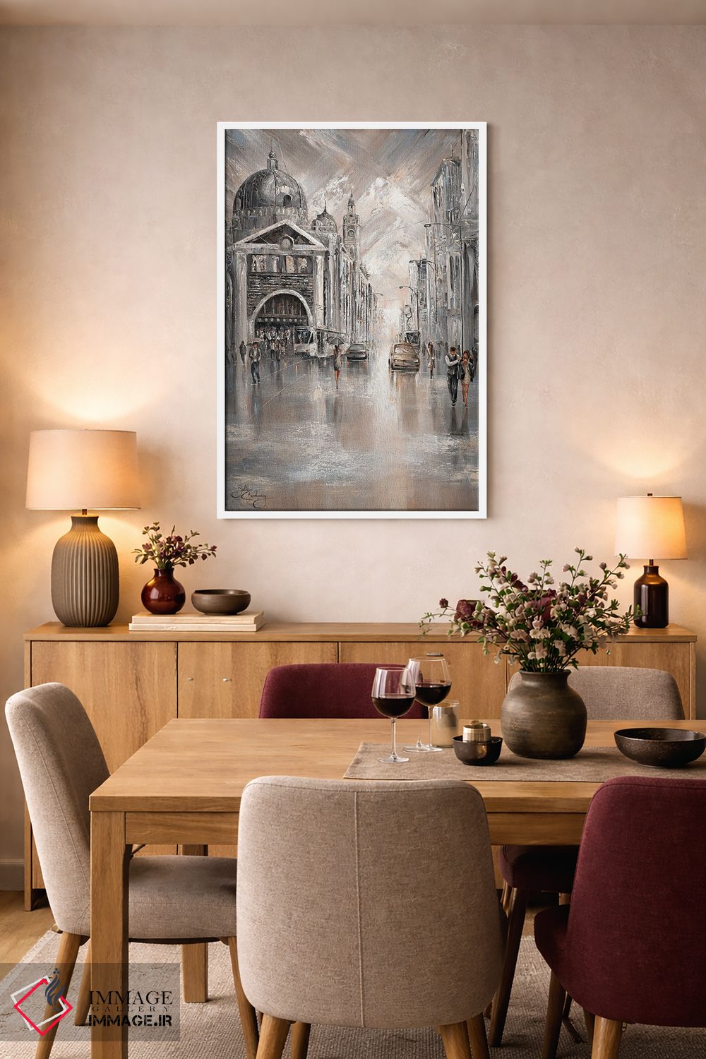 تابلو دکوراتیو گرما ببخش به من اثر ایزابیلا کارولویچ - D5W