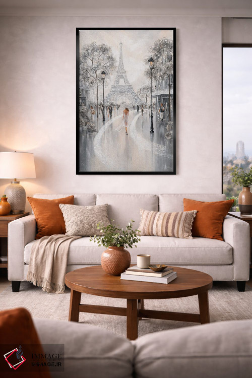 تابلو دکوراتیو Flair Of Paris,برج ایفل، رنگ وبوی پاریس اثر ایزابیلا کارولویچ - D3B