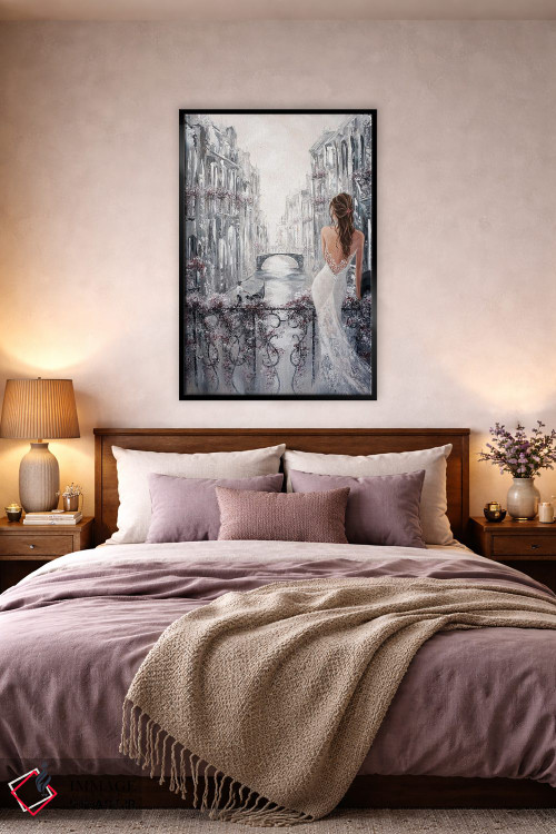 تابلو دکوراتیو Venice Charm,عطر شیرین، جذابیت ونیز اثر ایزابیلا کارولویچ - D4B