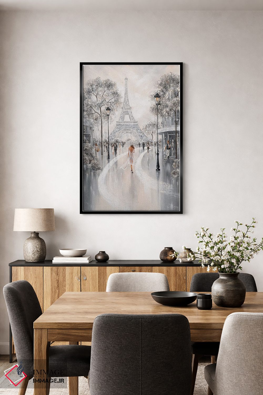 تابلو دکوراتیو Flair Of Paris,برج ایفل، رنگ وبوی پاریس اثر ایزابیلا کارولویچ - D5B