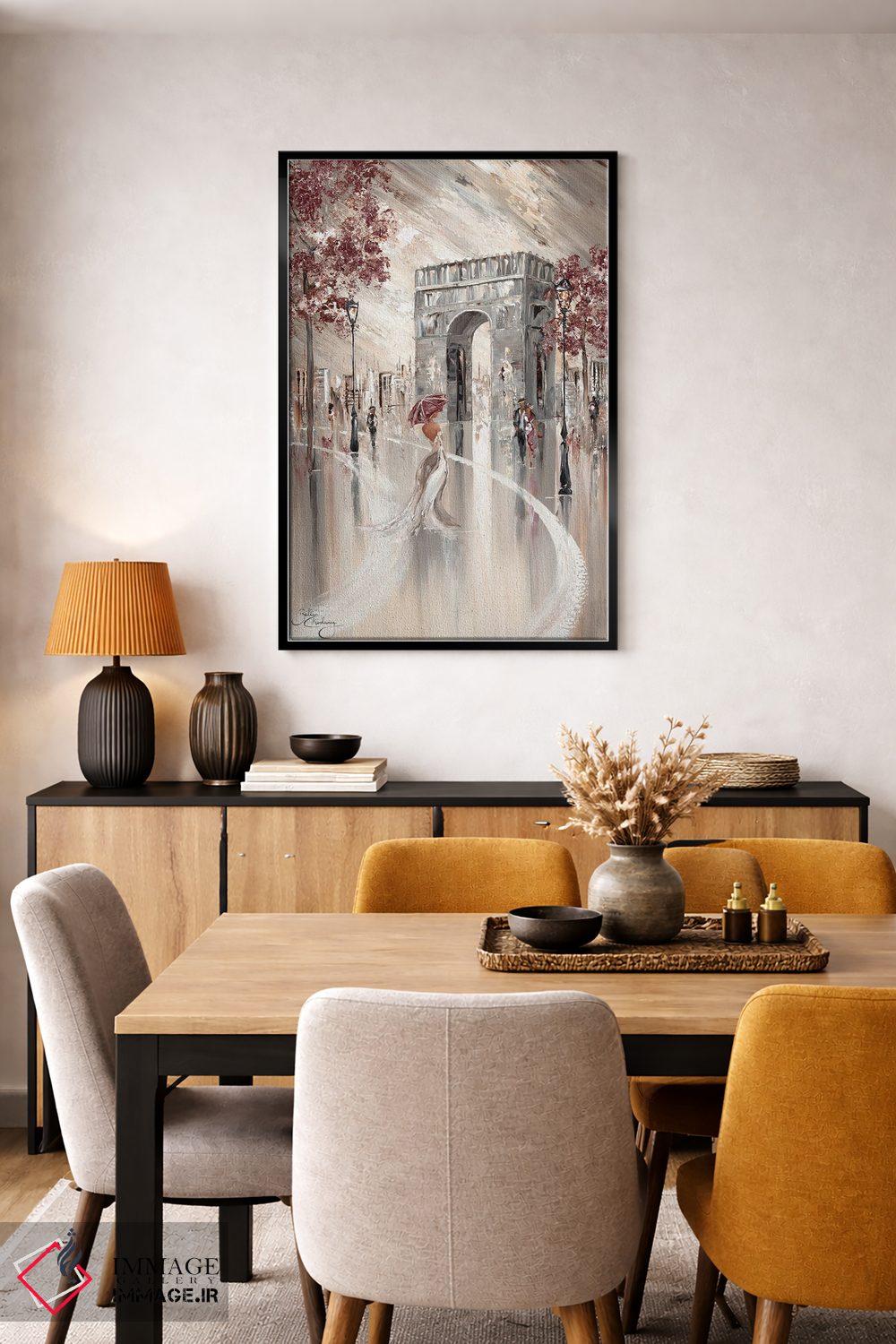 تابلو دکوراتیو پاریس باشکوه اثر ایزابیلا کارولویچ - D6B