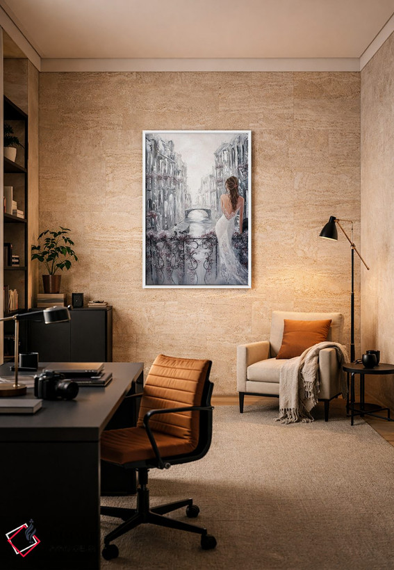 تابلو دکوراتیو Venice Charm,عطر شیرین، جذابیت ونیز اثر ایزابیلا کارولویچ - D6W