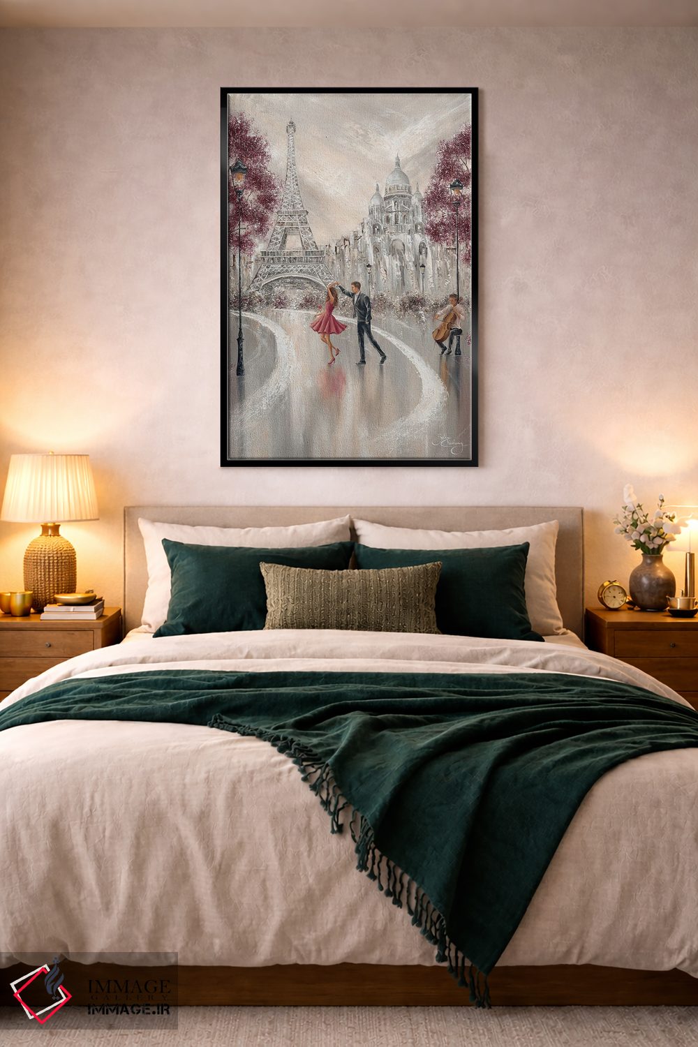 تابلو دکوراتیو Paris Dance III,پیچ وتاب، رقص پاریسی ۳ اثر ایزابیلا کارولویچ - D4B