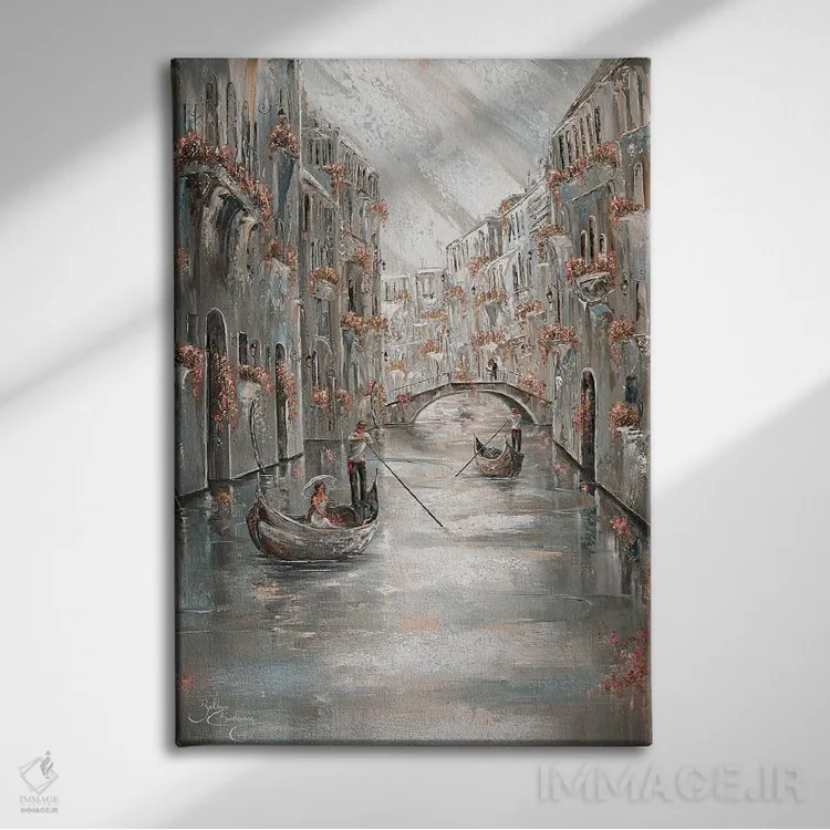 تابلو دکوراتیو Venice Charm,خاطره، جذابیت ونیز اثر ایزابیلا کارولویچ - نمای روبهرو روی دیوار
