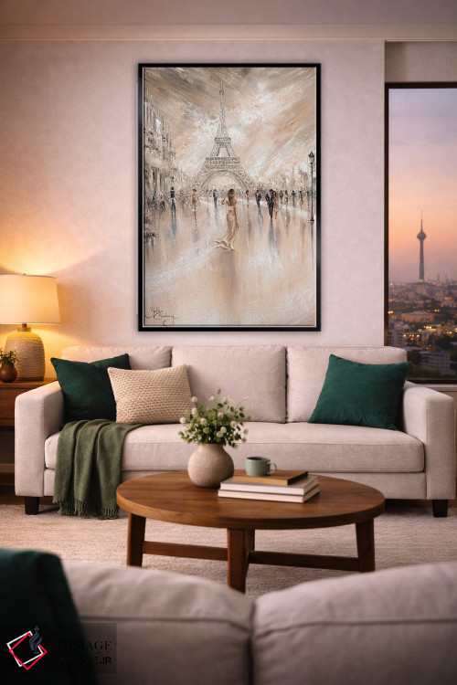 تابلو دکوراتیو Paris Flair,هارمونی، جذابیت پاریسی اثر ایزابیلا کارولویچ - D3B
