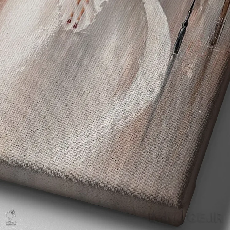 تابلو دکوراتیو London,نسیم ملایم، لندن اثر ایزابیلا کارولویچ - نمای نزدیک بافت بوم