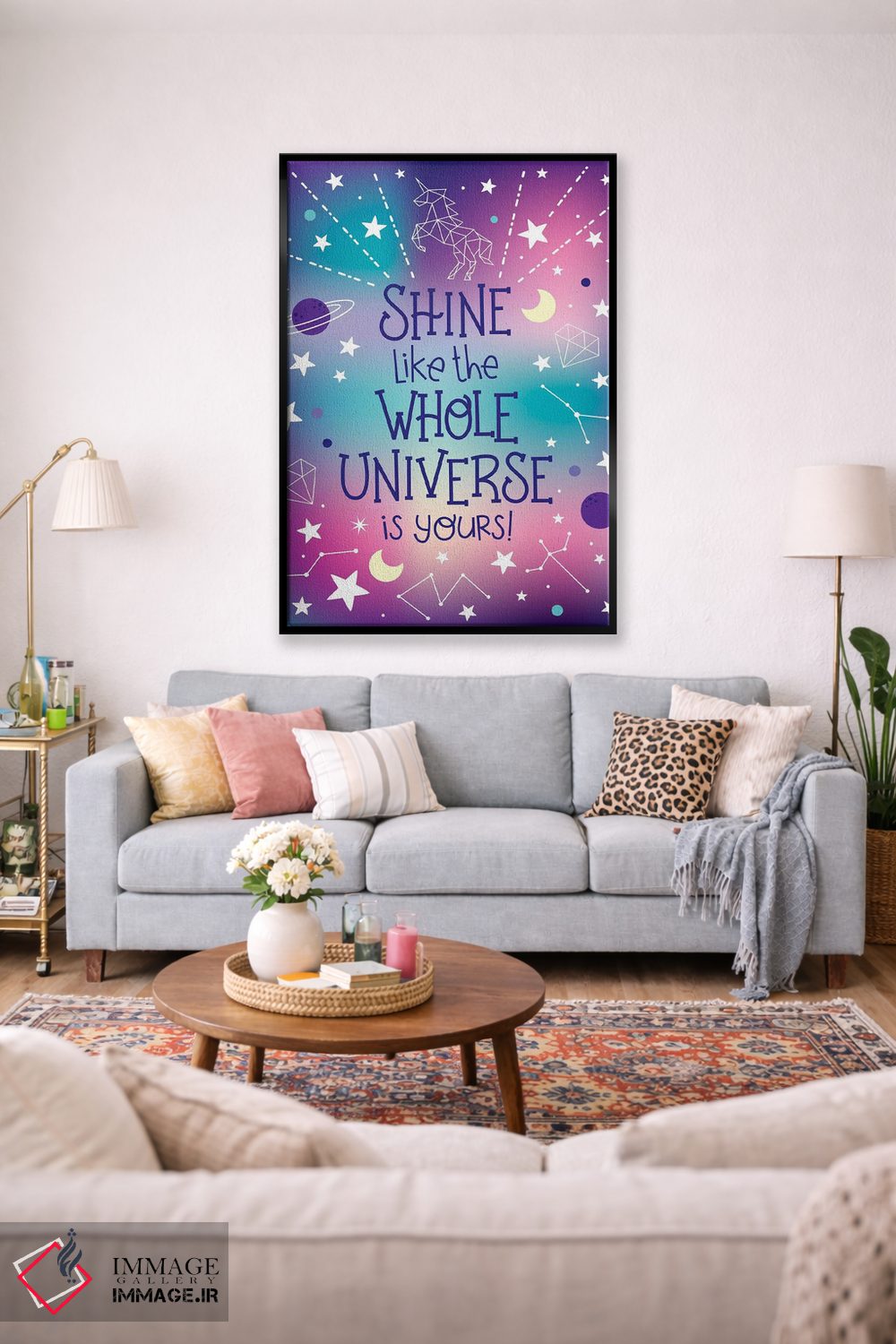 تابلو دکوراتیو در هر روز جادویی بمان II اثر ایلیس آویلس - D2B