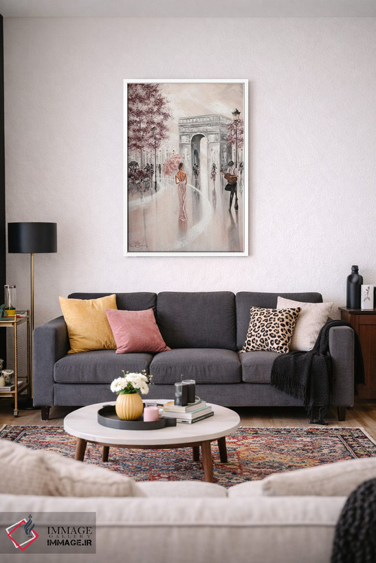 تابلو دکوراتیو Paris Flair,نگاهی کوتاه، جذابیت پاریسی اثر ایزابیلا کارولویچ - D4W