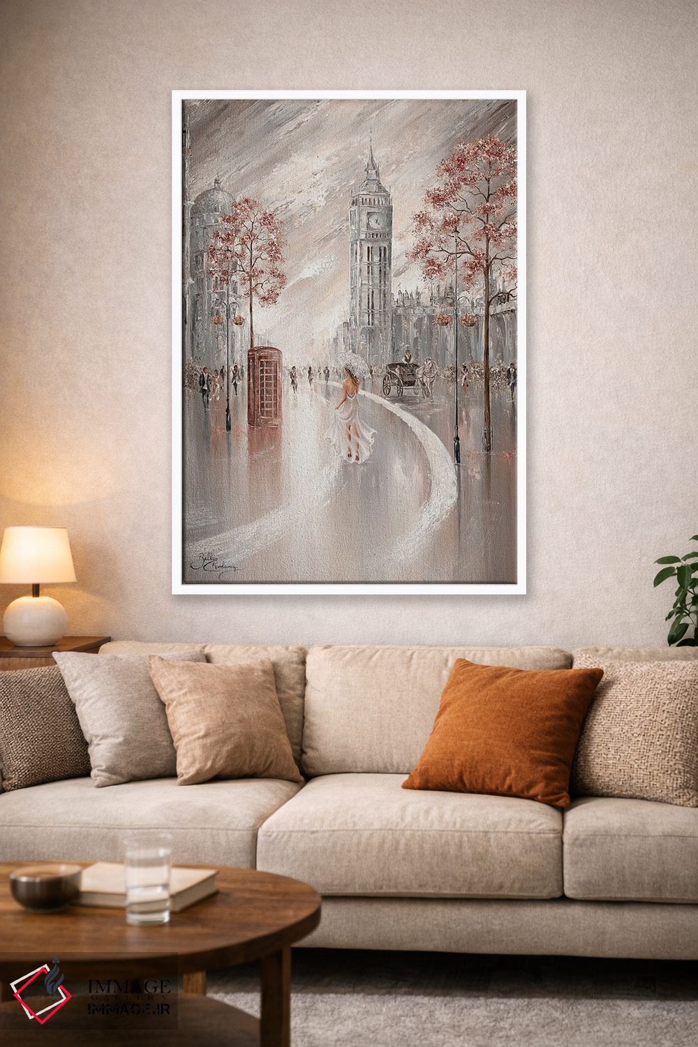 تابلو دکوراتیو London,نسیم ملایم، لندن اثر ایزابیلا کارولویچ - D1W