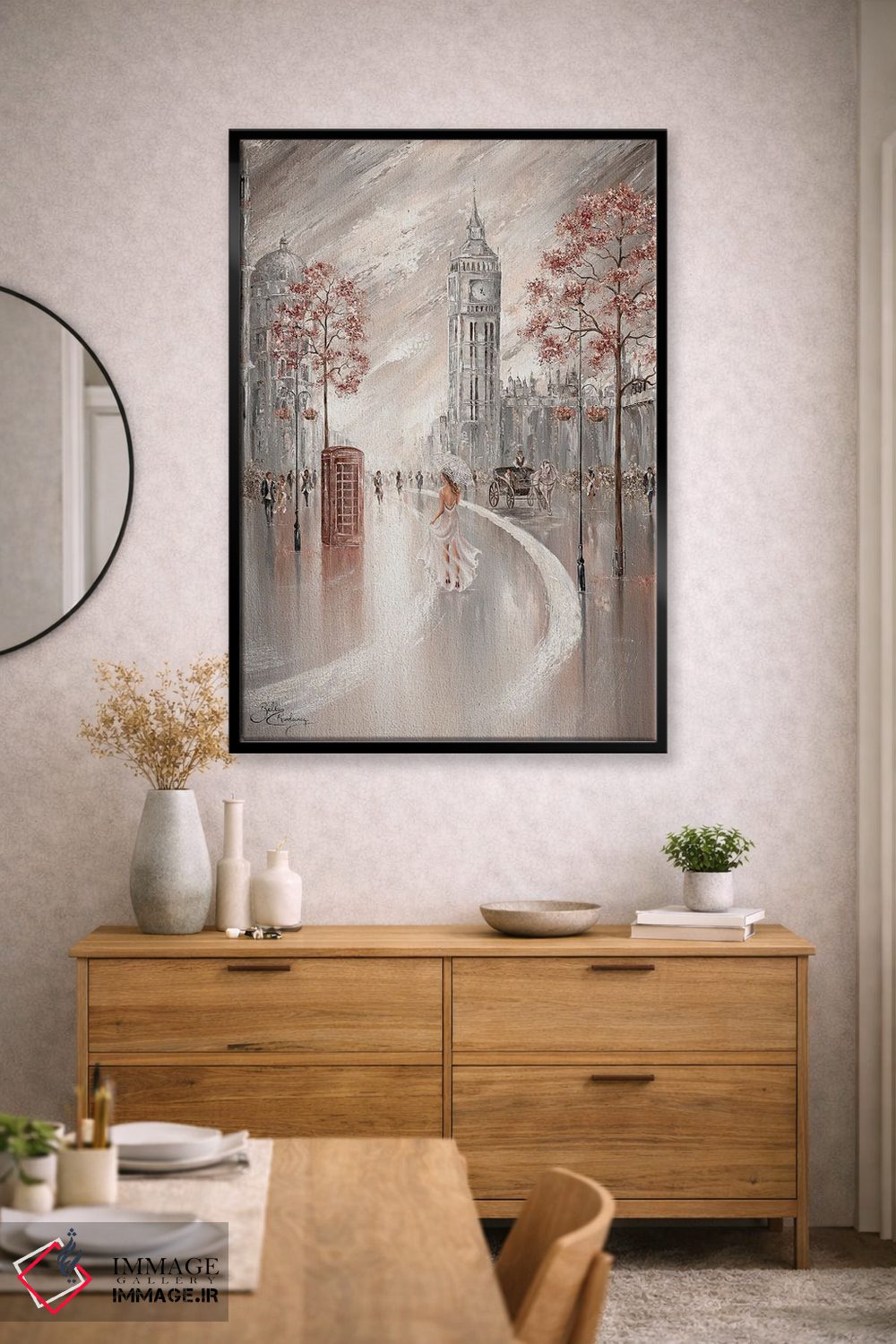 تابلو دکوراتیو London,نسیم ملایم، لندن اثر ایزابیلا کارولویچ - D2B