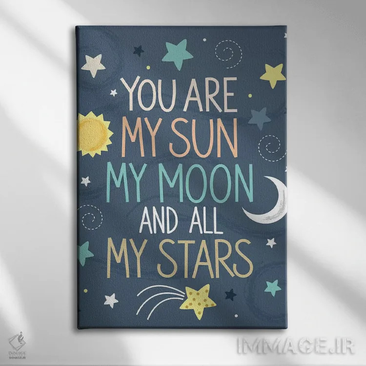 تابلو دکوراتیو عزیزم، جهان کوچک من I اثر ایلیس آویلس - نمای روبهرو روی دیوار