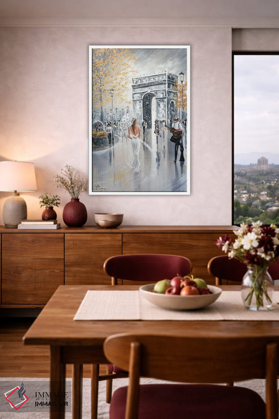 تابلو دکوراتیو Paris,نگاهی کوتاه، پاریس اثر ایزابیلا کارولویچ - D3W