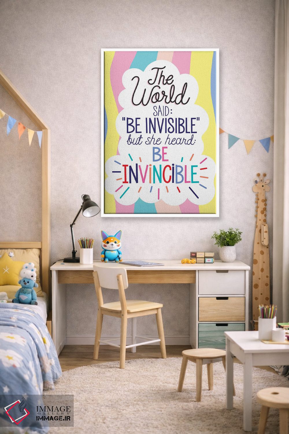 تابلو دکوراتیو قدرت زنان در هر روز اثر ایلیس آویلس - D1W