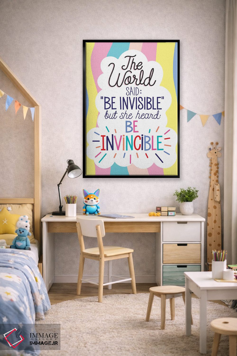 تابلو دکوراتیو قدرت زنان در هر روز اثر ایلیس آویلس - D2B