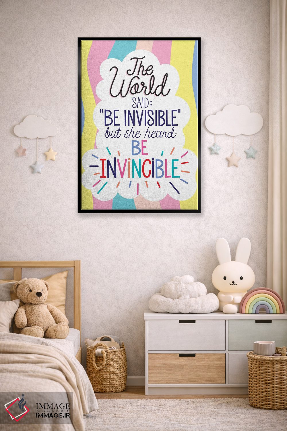 تابلو دکوراتیو قدرت زنان در هر روز اثر ایلیس آویلس - D5B