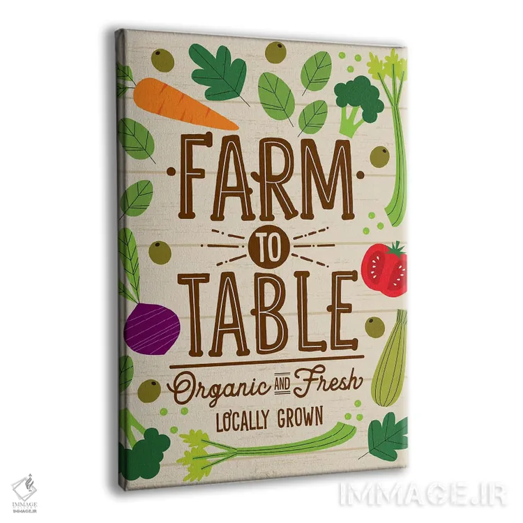 تابلو دکوراتیو تازه از مزرعه I اثر ایلیس آویلس - نمای پرسپکتیو محصول