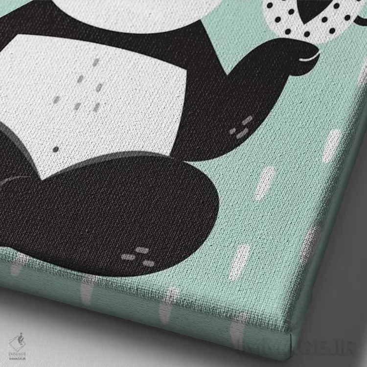 تابلو دکوراتیو سرگرمی و شادی I اثر ایلیس آویلس - نمای نزدیک بافت بوم