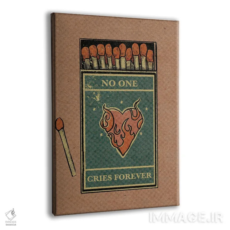 تابلو دکوراتیو هیچ کس همیشه گریه نمی کند اثر ایلو ناتیکا - نمای پرسپکتیو محصول