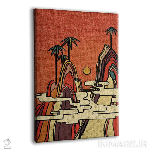 تابلو دکوراتیو زندگی یک کوه است اثر ایلو ناتیکا - نمای پرسپکتیو محصول