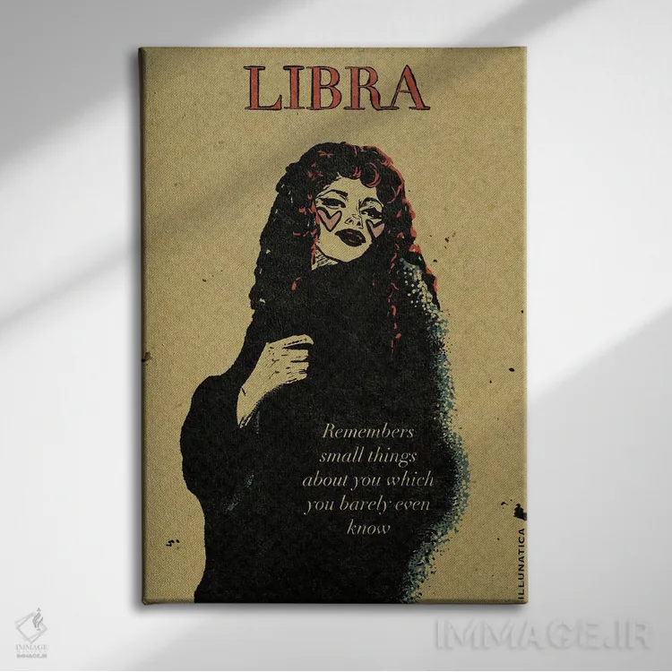 تابلو دکوراتیو برج میزان اثر ایلو ناتیکا - نمای روبهرو روی دیوار