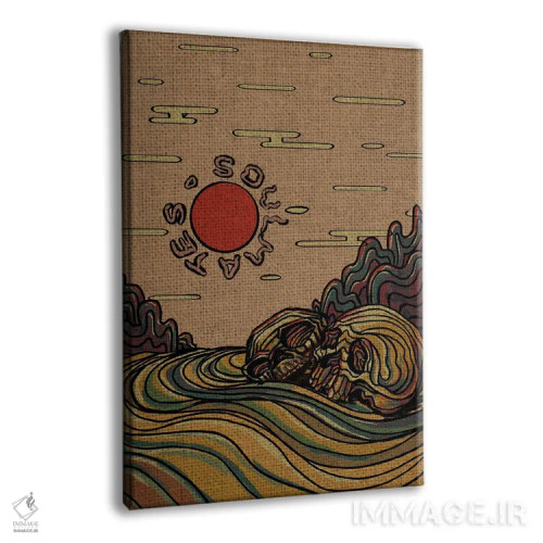 تابلو دکوراتیو هم روح ها اثر ایلو ناتیکا - نمای پرسپکتیو محصول