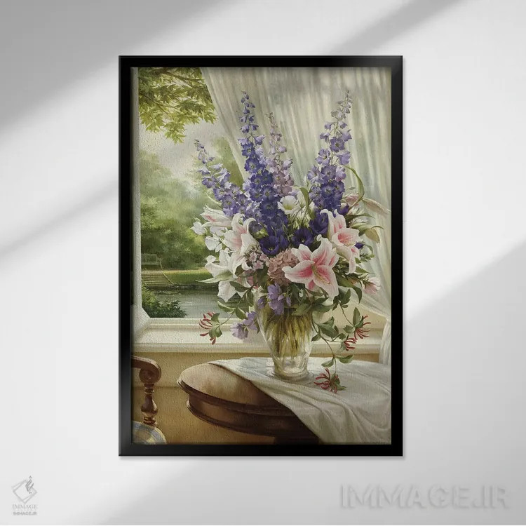 تابلو دکوراتیو املاک II اثر ایگور لیواشوف - نمای قابدار مشکی