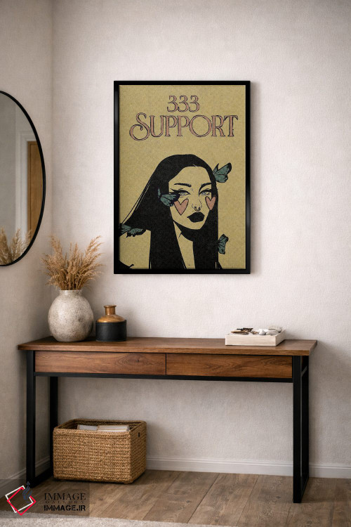 تابلو دکوراتیو عدد فرشته ۳۳۳ اثر ایلو ناتیکا - D5B
