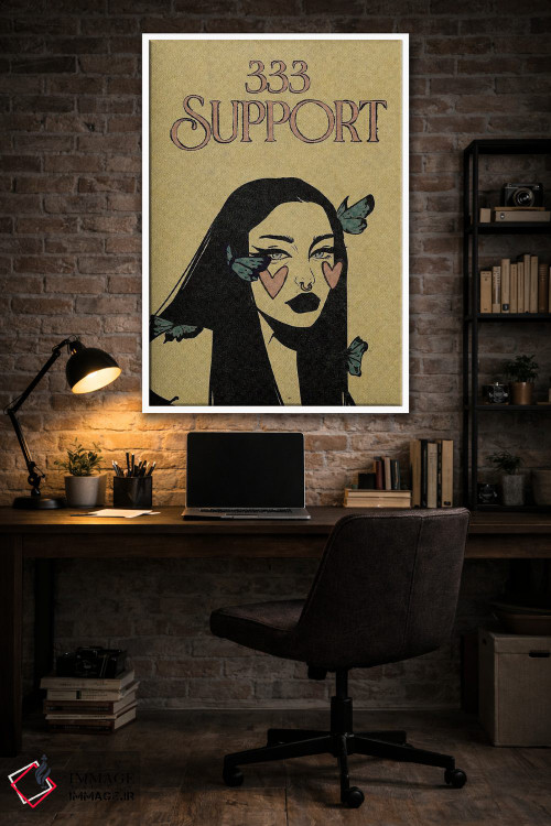 تابلو دکوراتیو عدد فرشته ۳۳۳ اثر ایلو ناتیکا - D4W