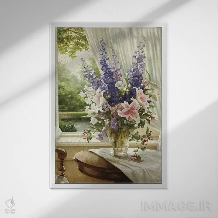 تابلو دکوراتیو املاک II اثر ایگور لیواشوف - نمای قابدار سفید