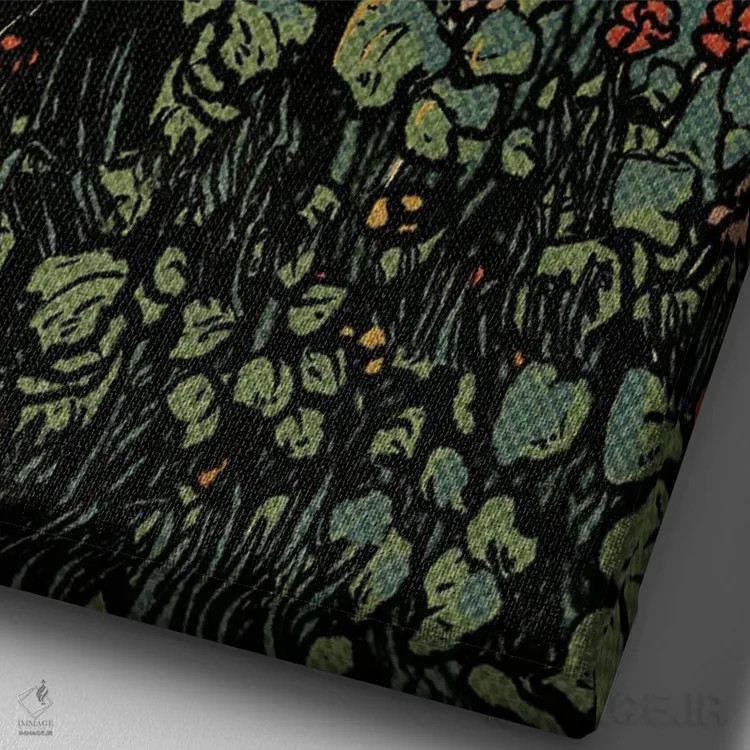 تابلو دکوراتیو گربه اثر ایلو ناتیکا - نمای نزدیک بافت بوم