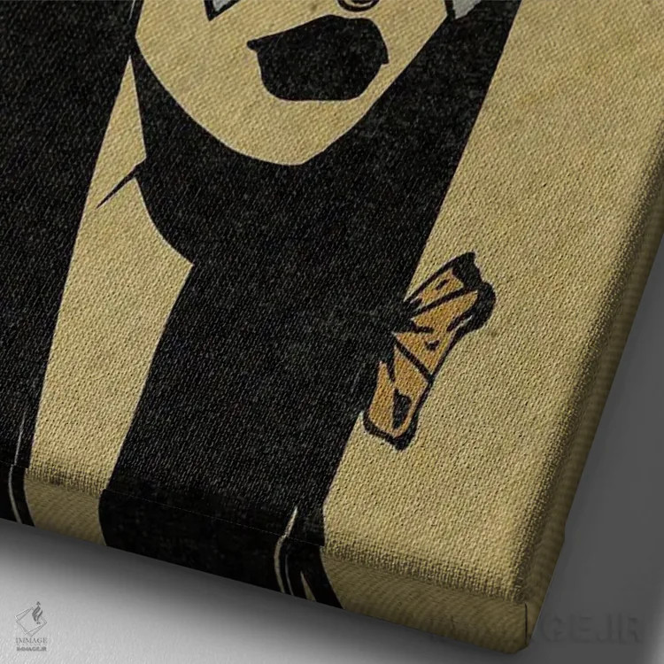 تابلو دکوراتیو عدد فرشته ۸۸۸ اثر ایلو ناتیکا - نمای نزدیک بافت بوم