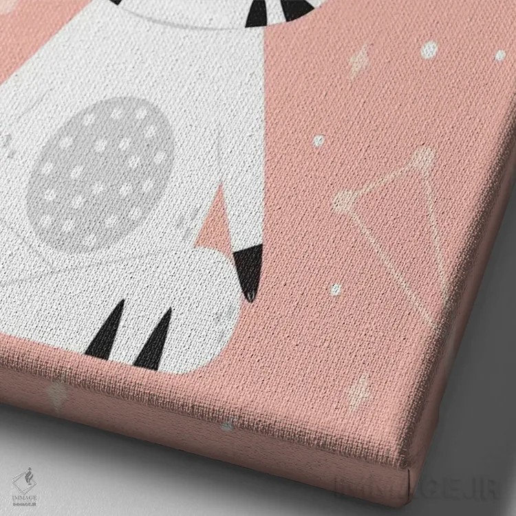 تابلو دکوراتیو سرگرمی و شادی II اثر ایلیس آویلس - نمای نزدیک بافت بوم