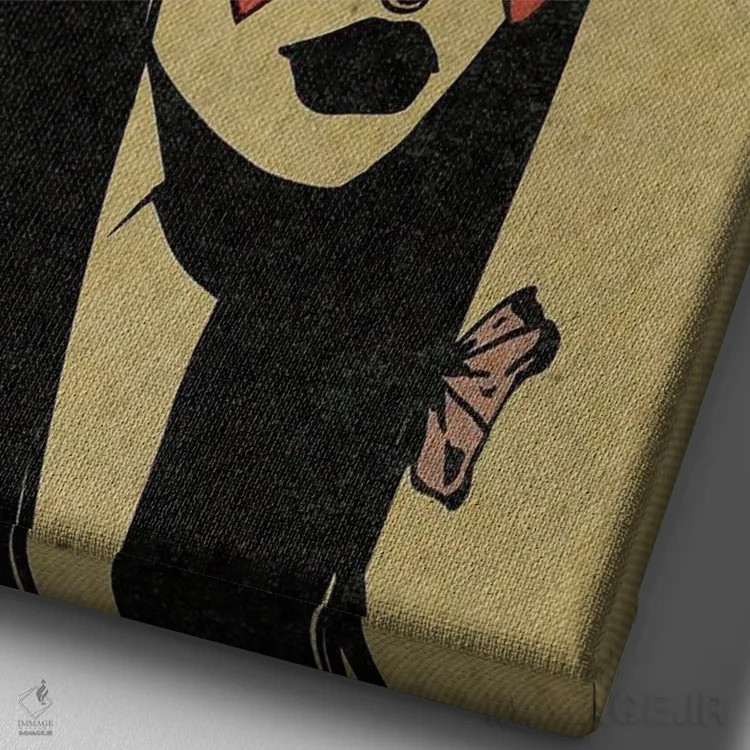 تابلو دکوراتیو عدد فرشته ۷۷۷ اثر ایلو ناتیکا - نمای نزدیک بافت بوم