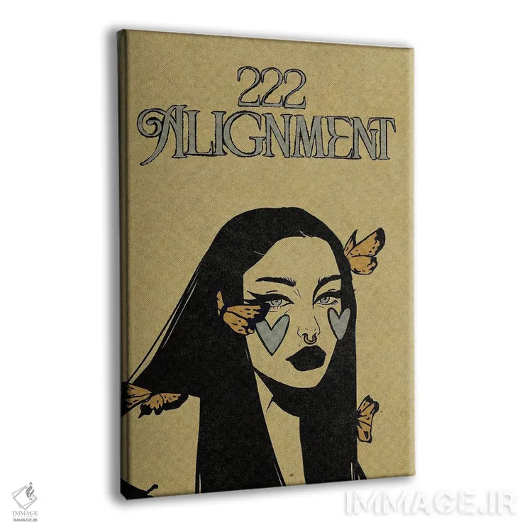 تابلو دکوراتیو عدد فرشته ۲۲۲ اثر ایلو ناتیکا - نمای پرسپکتیو محصول