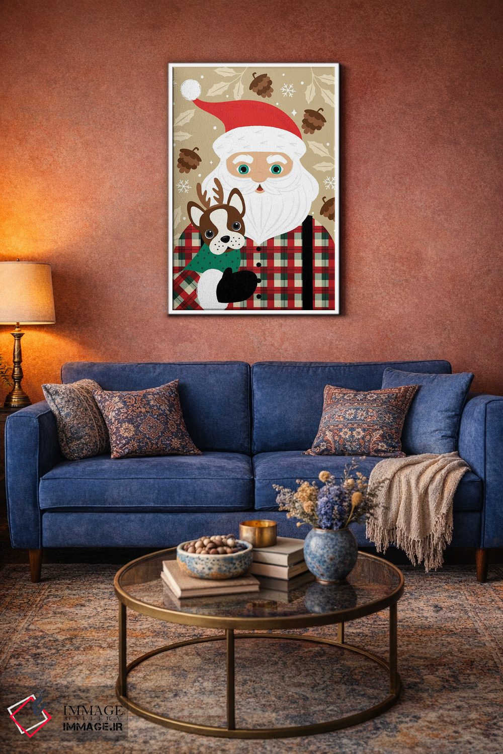 تابلو دکوراتیو بابانوئل اثر ایلیس آویلس - D4W