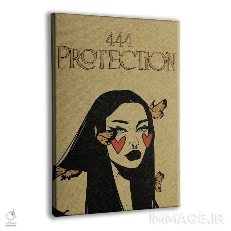 تابلو دکوراتیو عدد فرشته ۴۴۴ اثر ایلو ناتیکا - نمای پرسپکتیو محصول