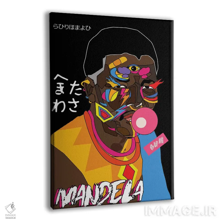 تابلو دکوراتیو ماندلا اثر ایندی لاو - نمای پرسپکتیو محصول