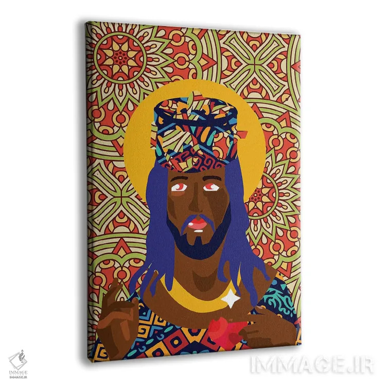 تابلوی عیسی اثر ایندی لاو - نمای پرسپکتیو محصول