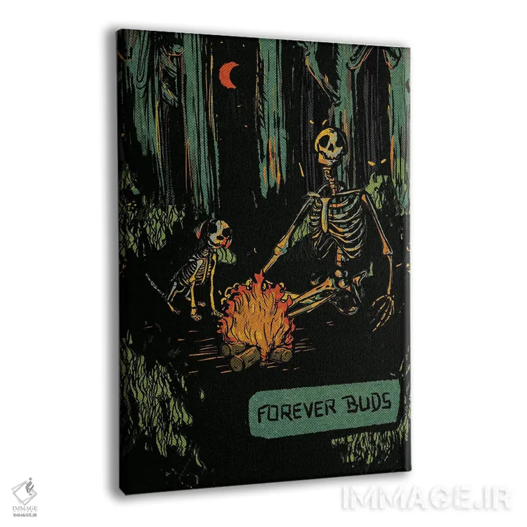 تابلو دکوراتیو دوستان همیشگی اثر ایلو ناتیکا - نمای پرسپکتیو محصول