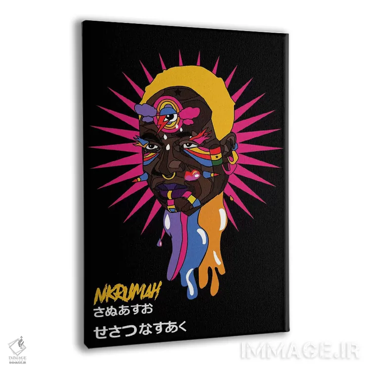 تابلو دکوراتیو انکرومه اثر ایندی لاو - نمای پرسپکتیو محصول