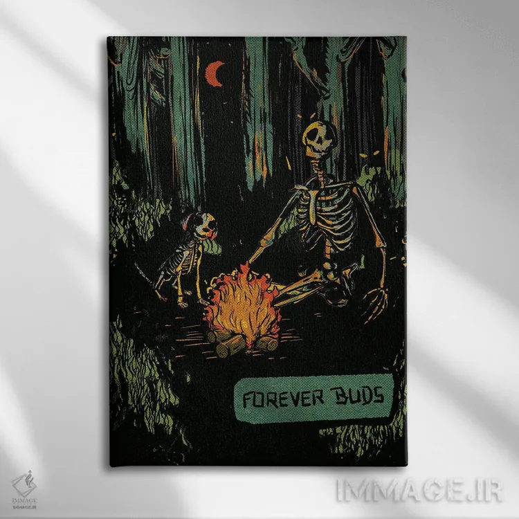 تابلو دکوراتیو دوستان همیشگی اثر ایلو ناتیکا - نمای روبهرو روی دیوار