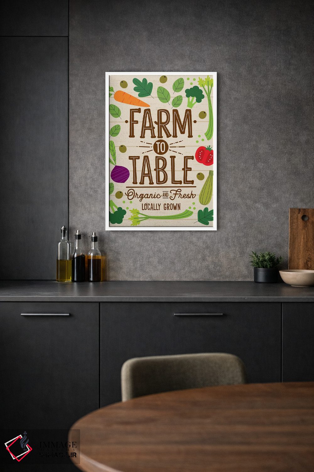 تابلو دکوراتیو تازه از مزرعه I اثر ایلیس آویلس - D1W