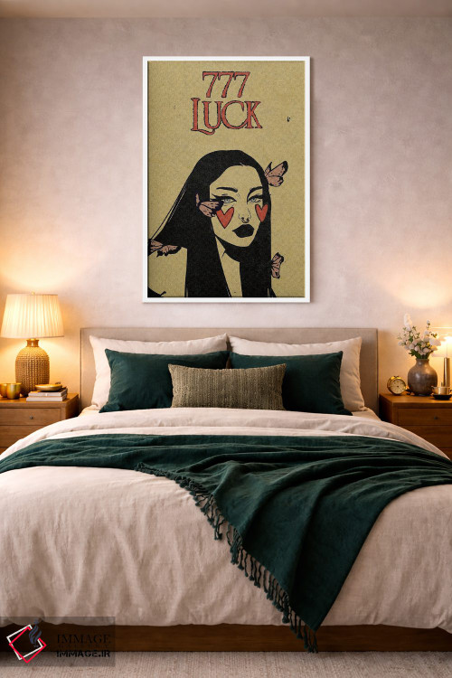 تابلو دکوراتیو عدد فرشته ۷۷۷ اثر ایلو ناتیکا - D1W