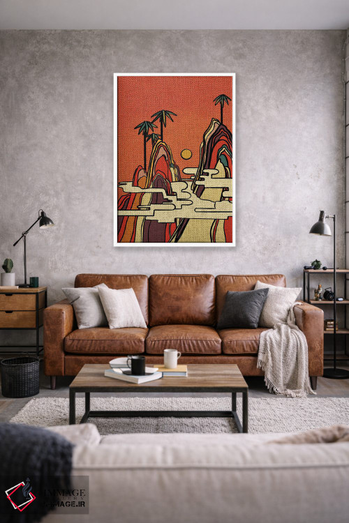 تابلو دکوراتیو زندگی یک کوه است اثر ایلو ناتیکا - D1W