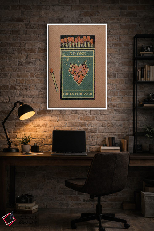 تابلو دکوراتیو هیچ کس همیشه گریه نمی کند اثر ایلو ناتیکا - D2W