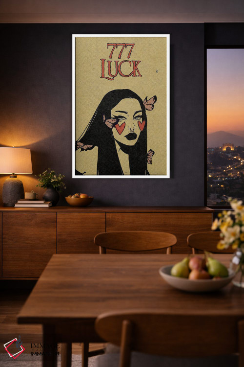 تابلو دکوراتیو عدد فرشته ۷۷۷ اثر ایلو ناتیکا - D2W