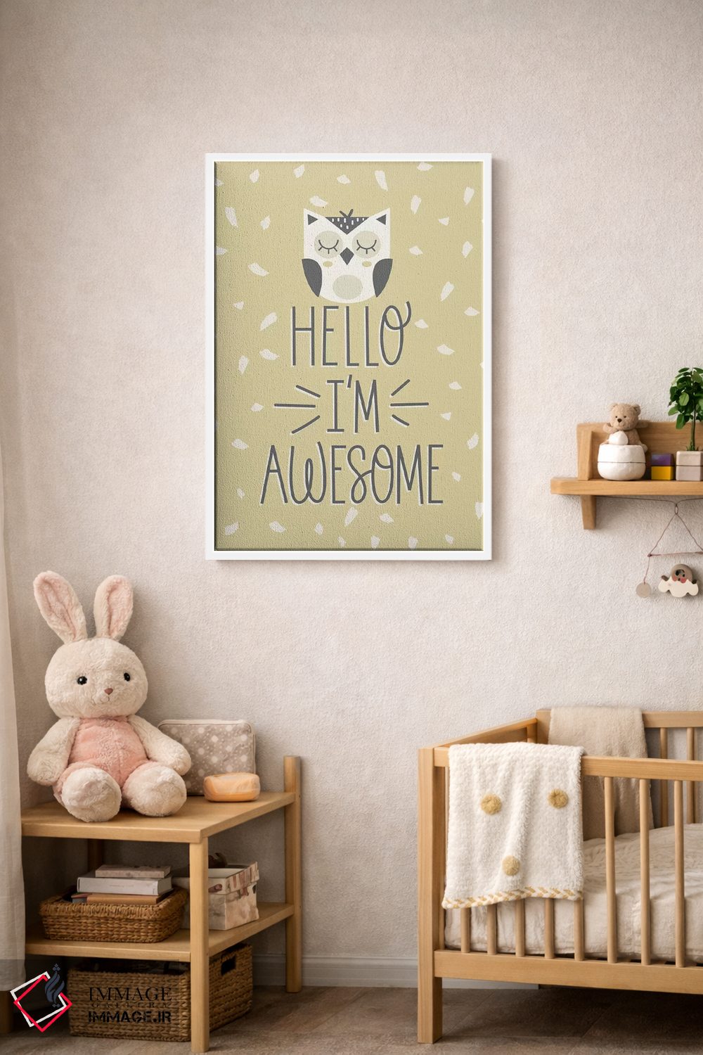 تابلو دکوراتیو بامزه و وحشی II اثر ایلیس آویلس - D4W